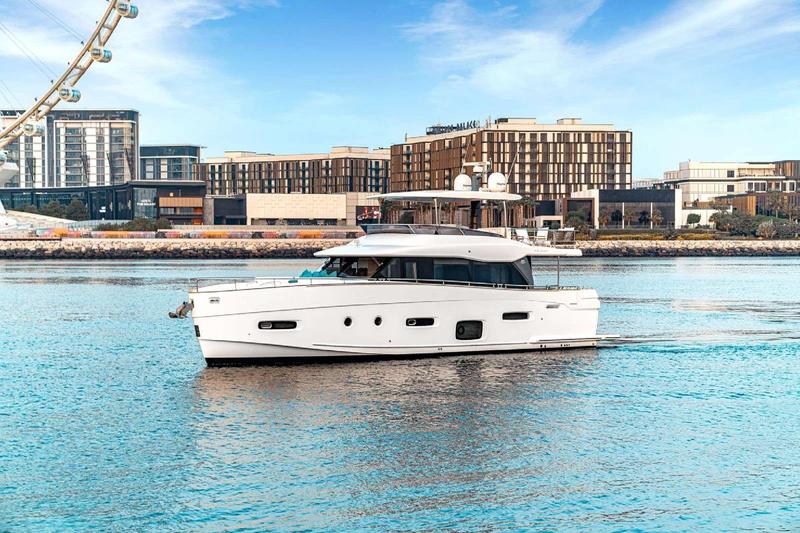 Azimut Magellano 66 profile view in Dubai